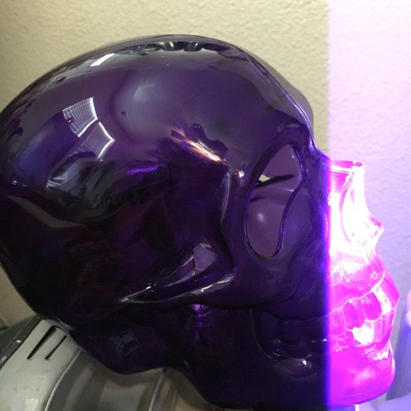 SKULL STROBE Translucent Strobe LITE F/X  Halloween Prop VTG - Picture 6 of 15